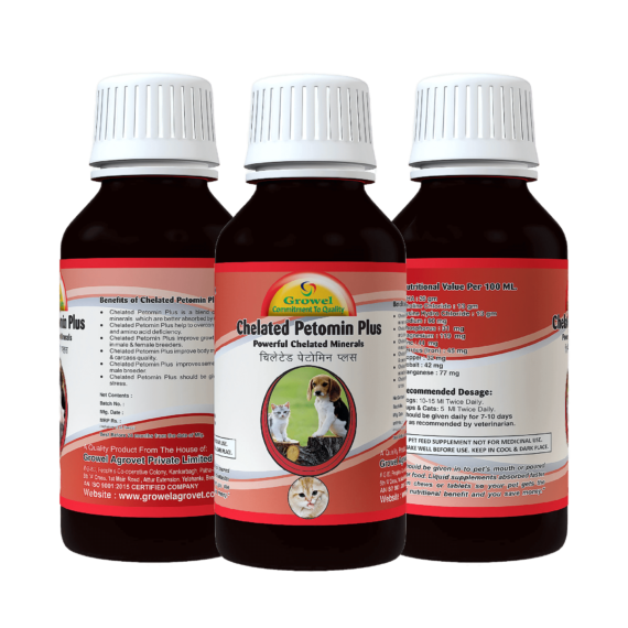 Chelated Petomin Plus: Powerful Chelated Minerals for Dog & Cat - Image 3