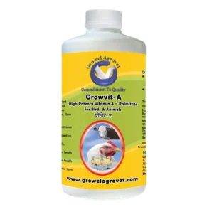 Growvit-A – High Potency Vitamin- A For Poultry And Animals