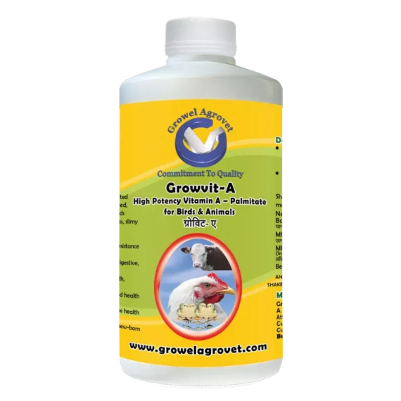 Growvit-A – High Potency Vitamin- A For Poultry And Animals