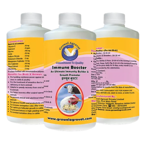 Immune Booster: An ultimate immunity builder and growth promoter for birds and animals