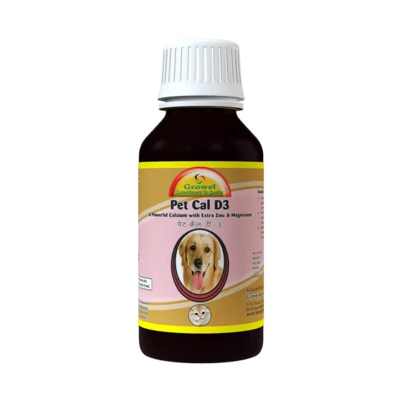Pet Cal D3 – A Powerful Calcium For Dogs And Cats With Zinc And Magnesium