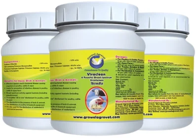 Viraclean – A Powerful Broad Spectrum Disinfectant for Poultry, Aquacultures, Animals And Birds