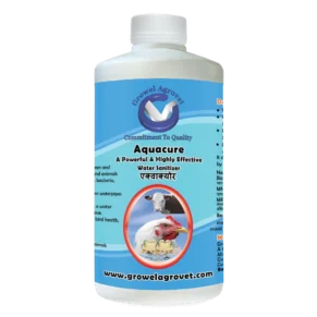 Aquacure water sanitiser and acidifiers for aquaculture, animal, and poultry