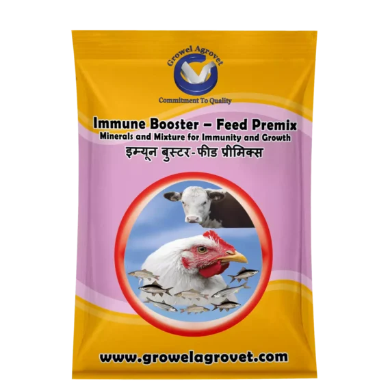 Immune Booster Feed Premix: Minerals & Mixture for Immunity & Growth for Aquacultures, Animals and Poultry.